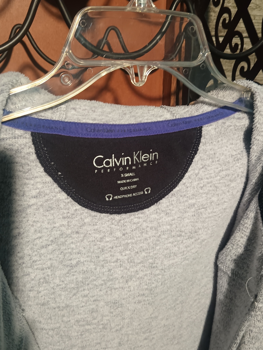 Calvin Klein Performance Mixed Media Hooded Full-zip Jacket